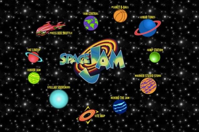 联动《空中大灌篮2：新传奇》spacejam.com网站时隔25年更新