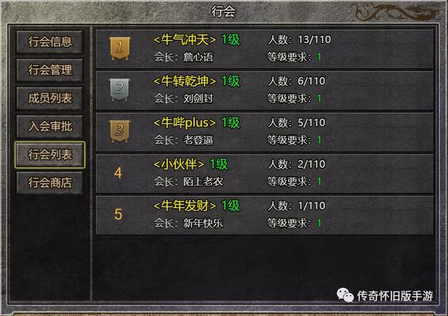 双倍传奇行会怎么玩 三职业传奇网页游戏双倍传奇行会弄法介绍