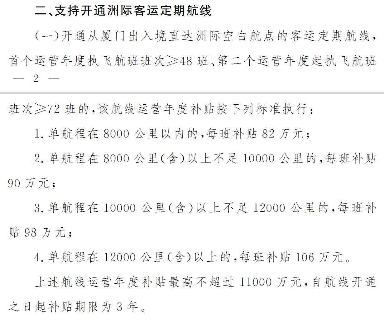 新开传奇手游发布网站:更高1.1亿元strong/p
p新开传奇手游发布网站/strong！厦门出台本年首个处所国际航路补助办法