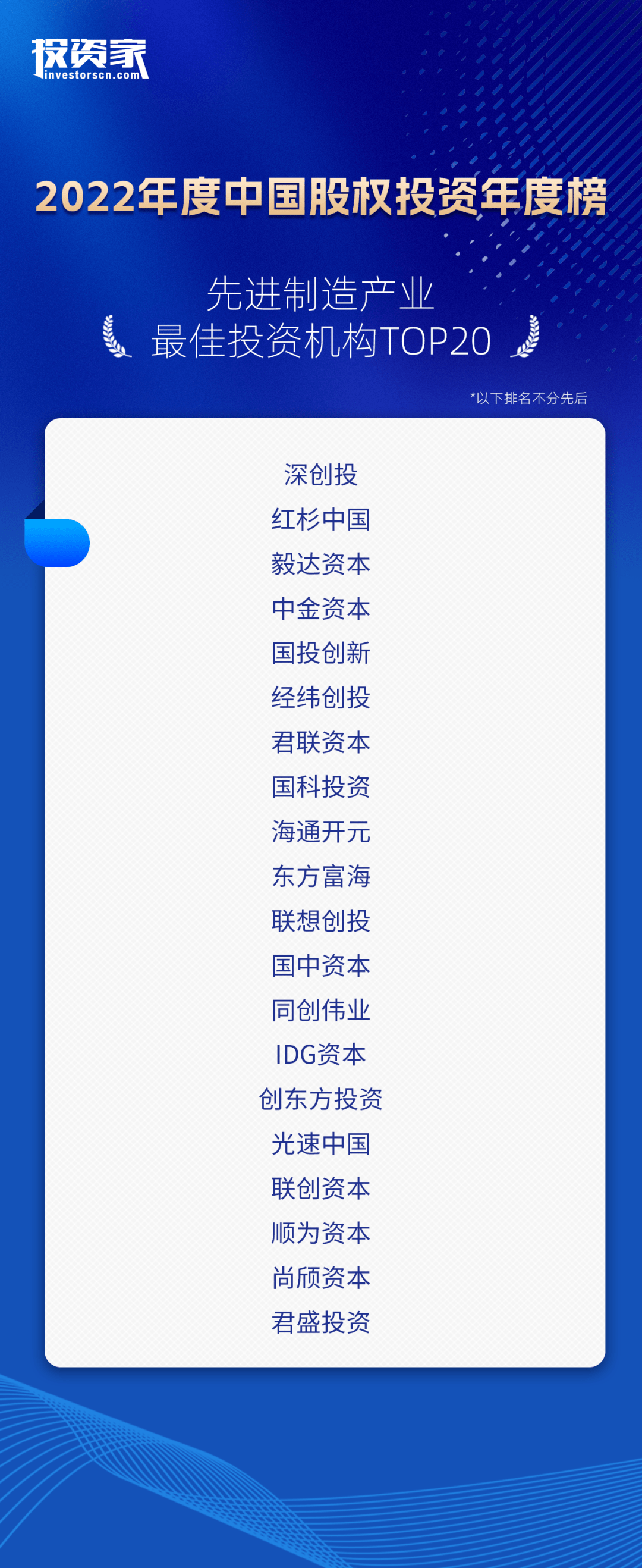 传奇发布网:重磅strong/p
p传奇发布网/strong！投资家网2022中国股权投资年度榜单发布